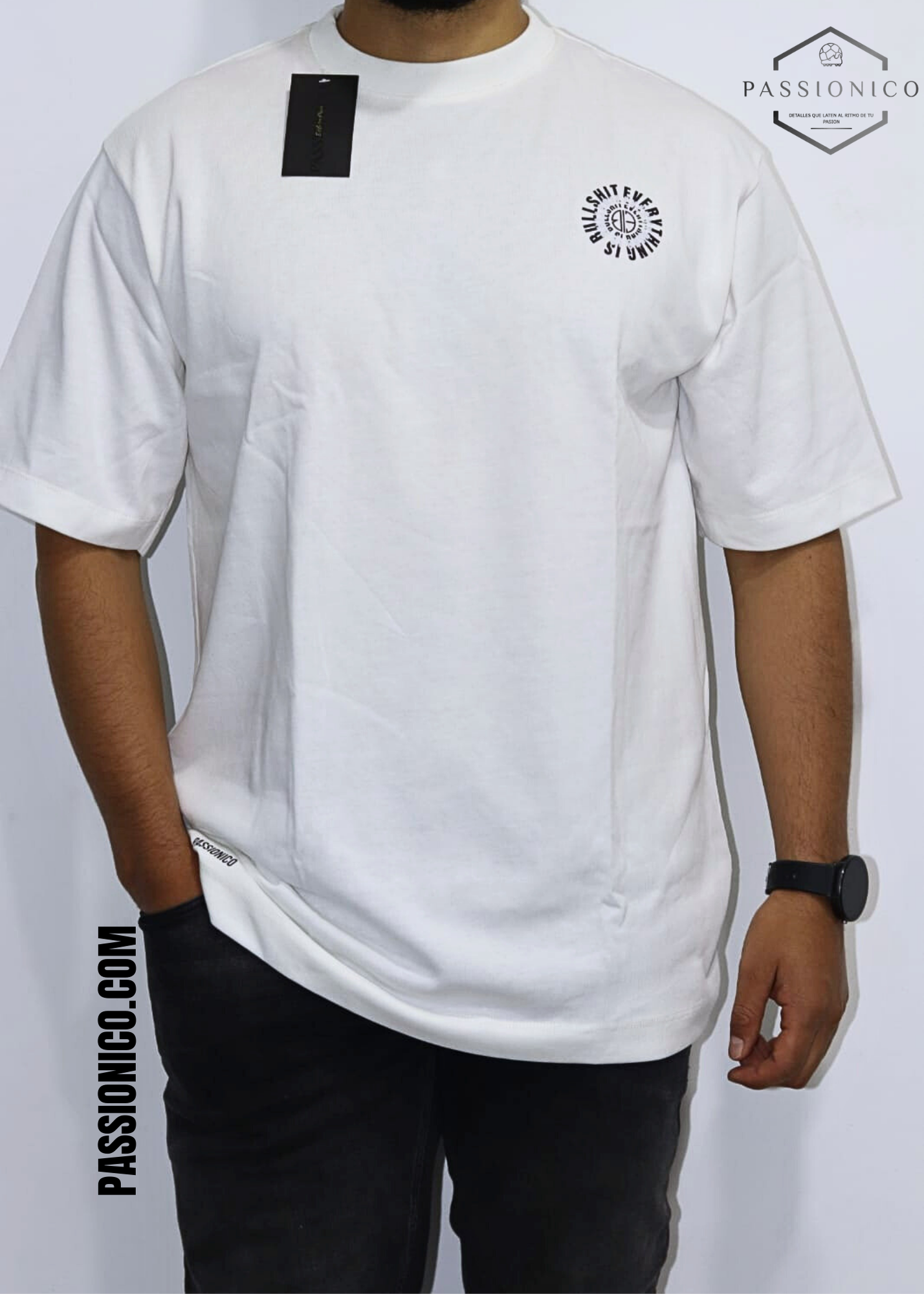 Camiseta Hombre 265 gm- Tela pesada