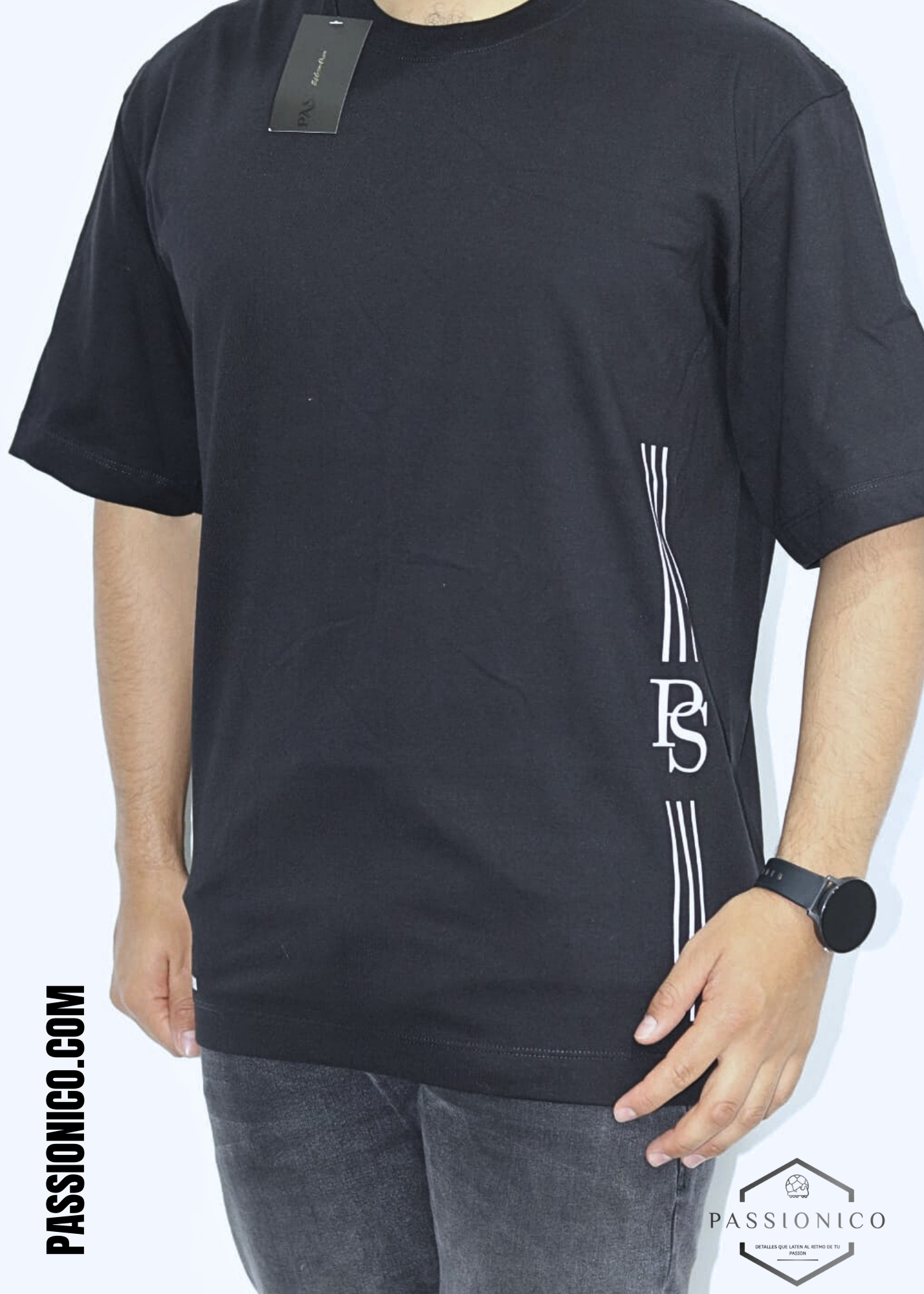 Camiseta Hombre 265 gm- Tela pesada