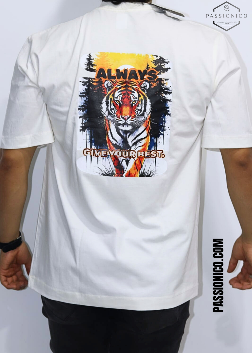 Camiseta Hombre 265 gm- Tela pesada