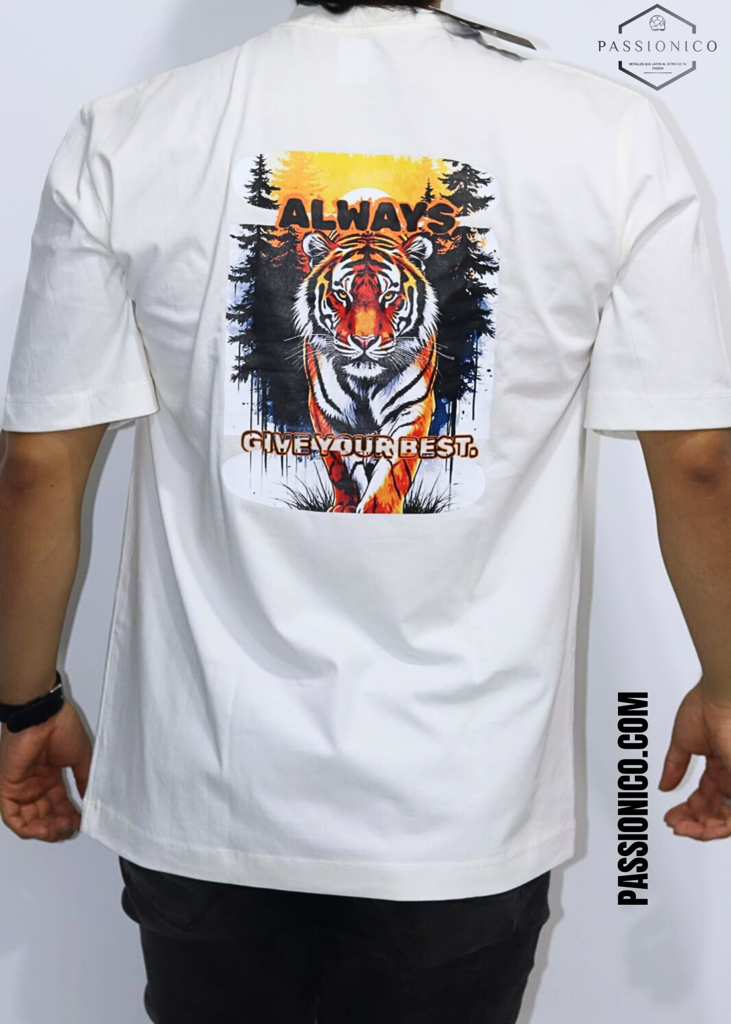 Camiseta Hombre 265 gm- Tela pesada
