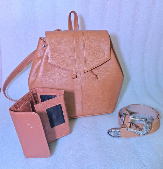 COMBO PARA DAMA (BOLSO, CORREA Y BILLETERA)