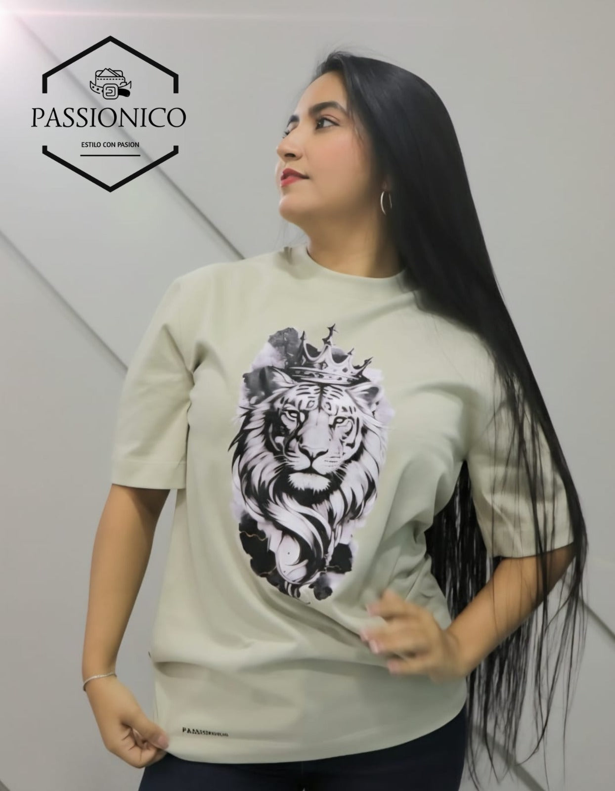 Camiseta Dama tela pesada 230 gm