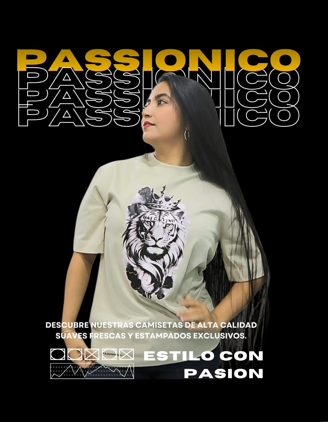 Camiseta Dama tela pesada 230 gm