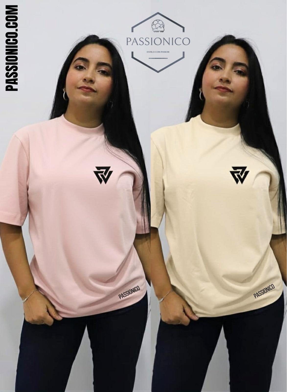 Camiseta Dama tela pesada 230 gm
