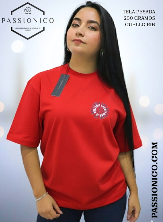 Camiseta Dama tela pesada 230 gm