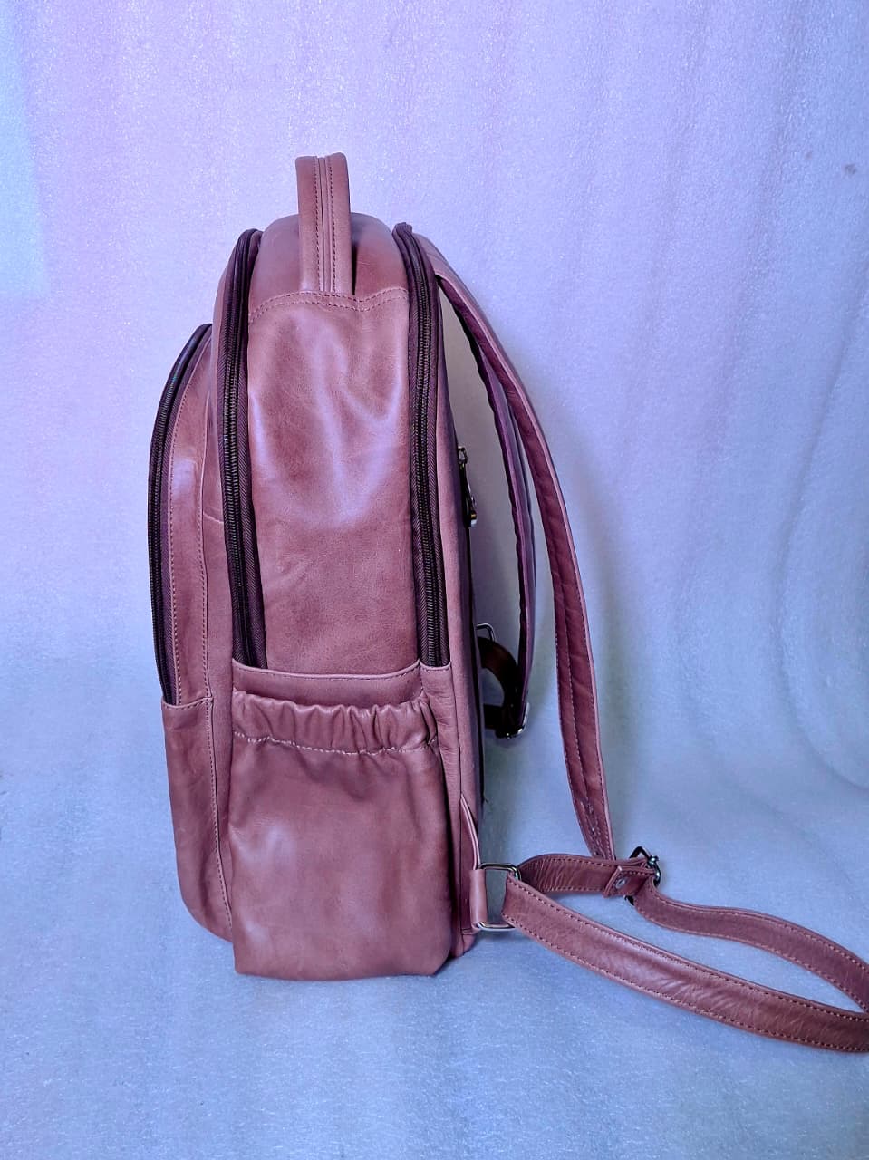 MORRAL DE CUERO PARA HOMBRE