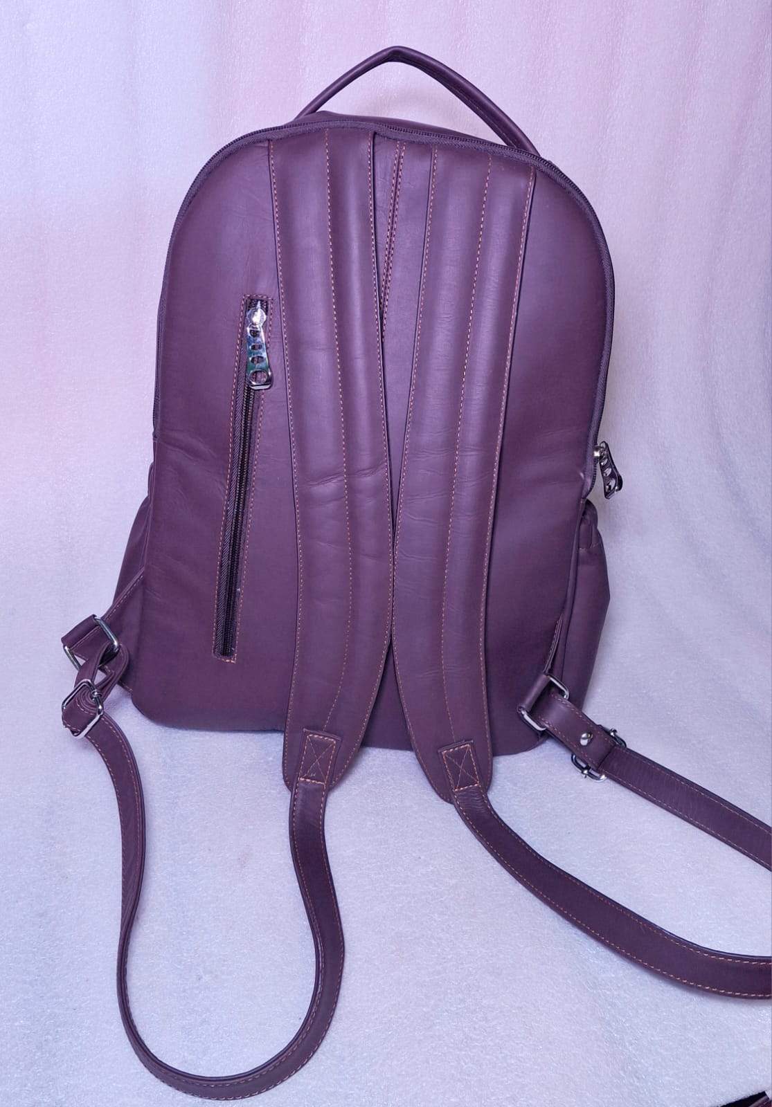 MORRAL DE CUERO PARA HOMBRE