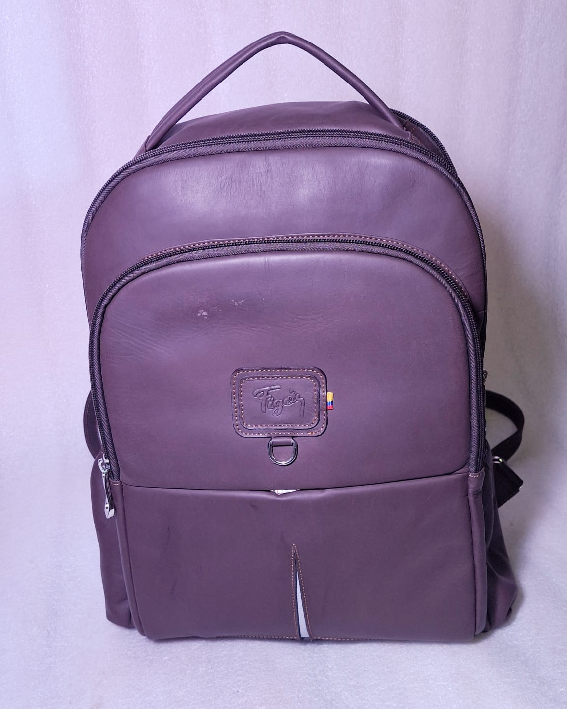 MORRAL DE CUERO PARA HOMBRE